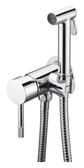 Boheme Uno Гигиенический душ со смесителем и встраиваемой частью, цвет: chrome 467-CR