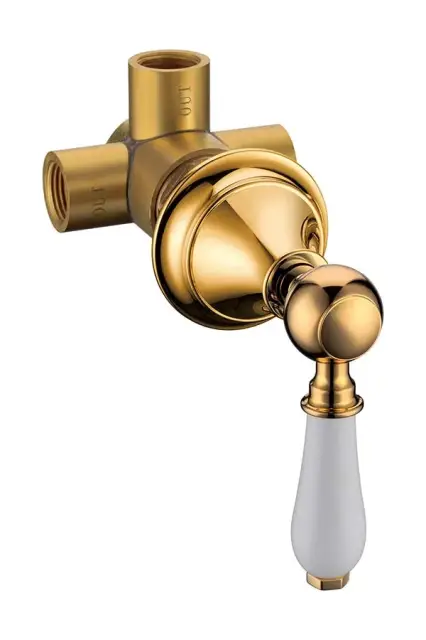 Boheme Imperiale Переключатель потоков на 2 потребителя, цвет: gold 623