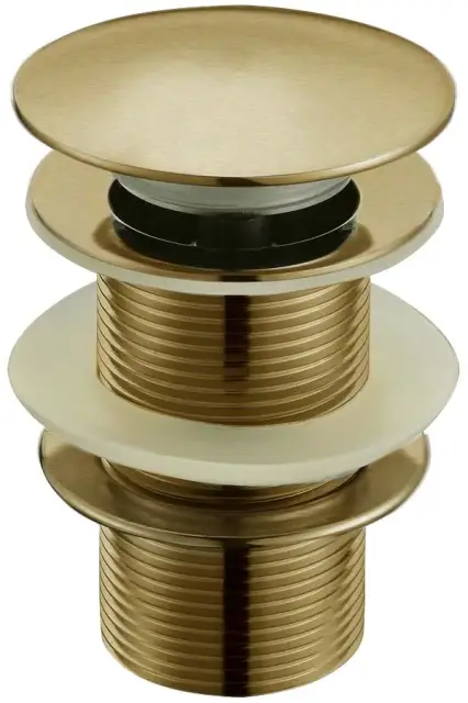 Boheme Донный клапан для раковины, автомат Click-Clack, без перелива, цвет: bronze 610