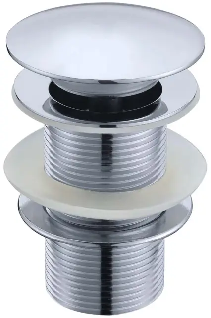 Boheme Донный клапан для раковины, автомат Click-Clack, без перелива, цвет: chrome 612