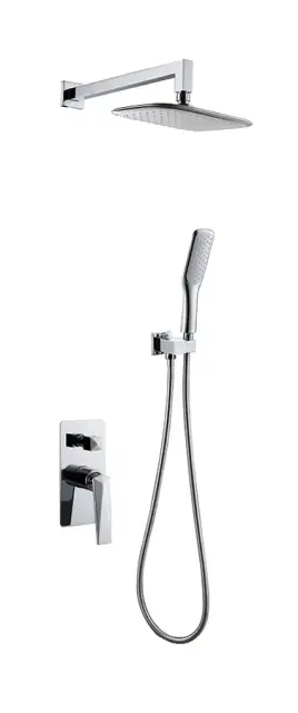 Boheme Venturo Душевой комплект встраиваемый - смеситель, верхний, ручной душ, шланг, цвет: chrome 374
