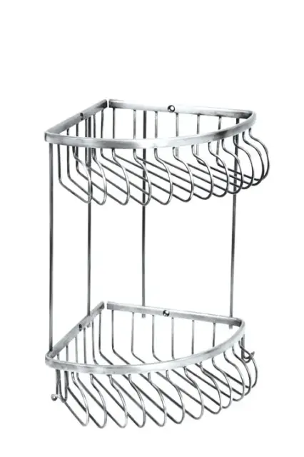 Boheme Brillante Полка угловая 24,5 см, 2-х ярусная, цвет: chrome 10453