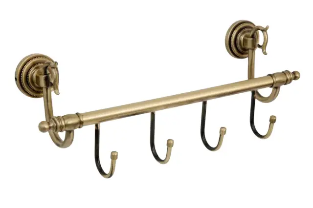 Boheme Medici Крючок для полотенца четверной, подвесной, цвет: bronze 10623
