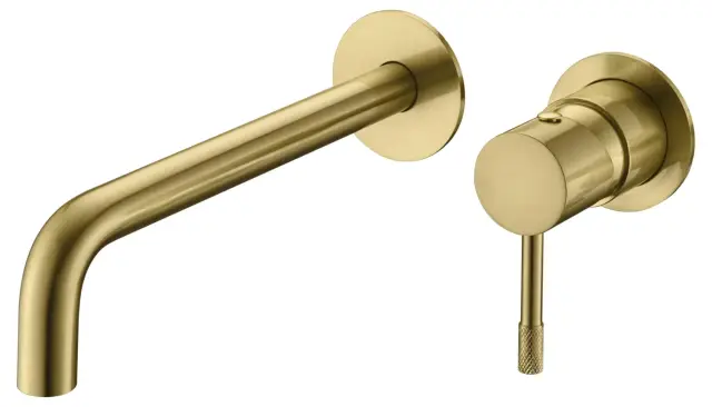 Boheme Uno Смеситель для раковины встраиваемый, излив, с внутренней частью, цвет: matt gold 465-MG