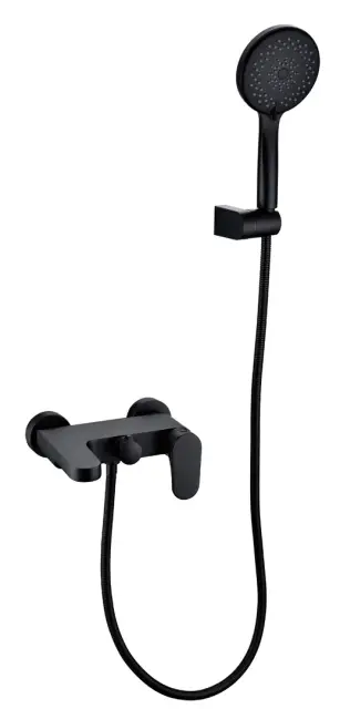 Boheme Spectre Смеситель для ванны с душевым комплектом: ручной душ, шланг, излив 19 см, цвет: black 453-B