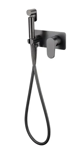 Boheme Spectre Гигиенический душ со смесителем и встраиваемой частью, цвет: gun metall 457-GM