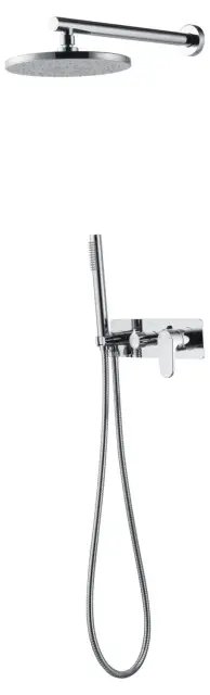 Boheme Spectre Душевой комплект встраиваемый - смеситель, верхний, ручной душ, шланг, цвет: chrome 454-CR