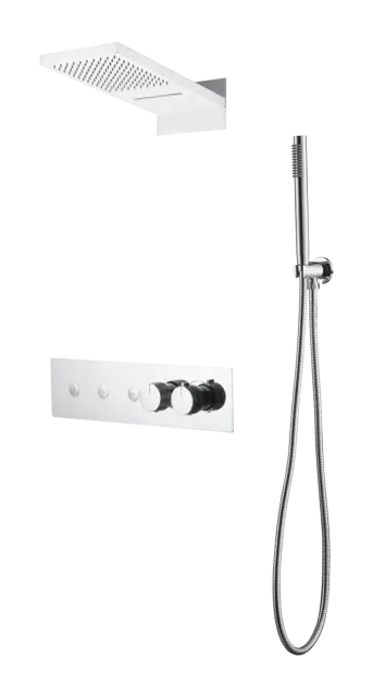 Boheme Fusion Душевой комплект встраиваемый - термостат, верхний, ручн. душ, 3 потреб., цвет: chrome 131-CR