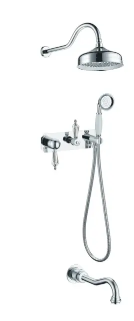 Boheme Brillante Ripresa Душевой комплект встраив. - смеситель, излив, душ, 3 потреб., цвет: chrome 348