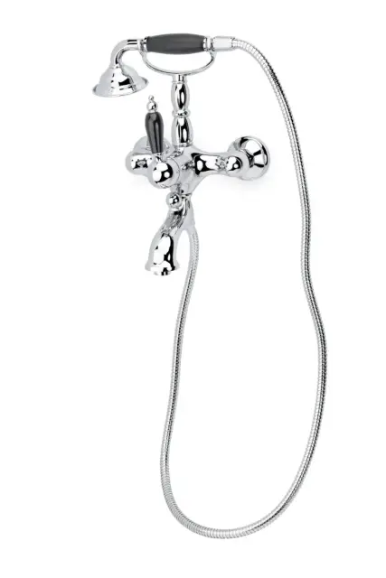 Boheme Tradizionale Смеситель для ванны с душевым комплектом: ручн. душ, шланг, держат., цвет:chrome 263-BLC