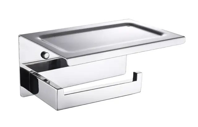 Boheme New Venturo Держатель туалетной бумаги с полочкой, подвесной, цвет: chrome 10311-CR