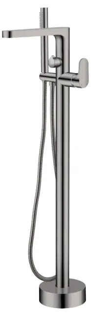 Boheme Spectre Смеситель напольный с душевым набором - ручной душ, шланг, цвет: gun metall 459-GM