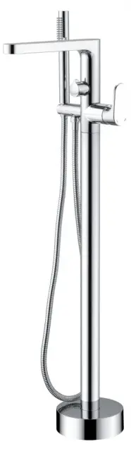 Boheme Spectre Смеситель напольный с душевым набором - ручной душ, шланг, цвет: chrome 459-CR