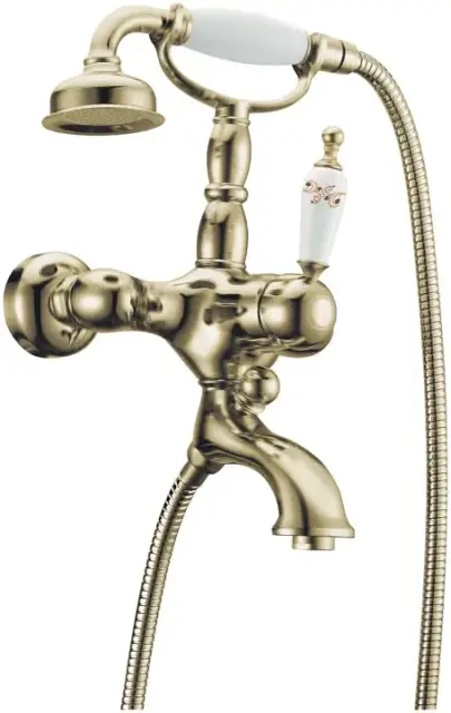 Boheme Provanse Ripresa Смеситель для ванны с душевым комплектом: излив 19,5 см, цвет: bronze 363