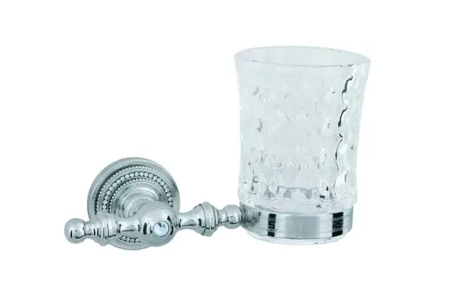 Boheme Brillante Стакан подвесной, стеклянный полупрозрачный, цвет: chrome 10433