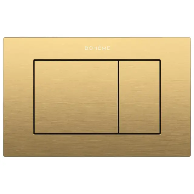 Boheme Кнопка смыва для инсталляции Geberit, нержавеющая сталь, цвет: matt gold 650/2-MG