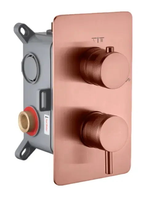 Boheme Cell Смеситель для душа встр., 2 потреб., без излива, внутренняя часть, цвет: copper brushed 135-2-CB
