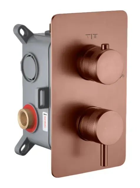 Boheme Cell Смеситель для душа встр., 2 потреб., без излива, внутренняя часть, цвет: brushed bronze 135-2-BRB