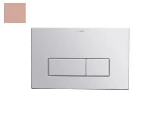 Boheme Кнопка смыва для унитаза, нержавеющая сталь, цвет: copper brushed 669-CB