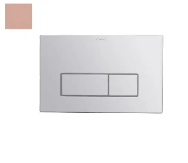 Boheme Кнопка смыва для унитаза, нержавеющая сталь, цвет: brushed bronze 669-BRB