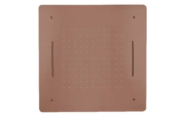 Boheme Arrey Потолочный душ встраиваемый 60 см, с 2-мя видами струи, цвет: brushed bronze 428-BRB