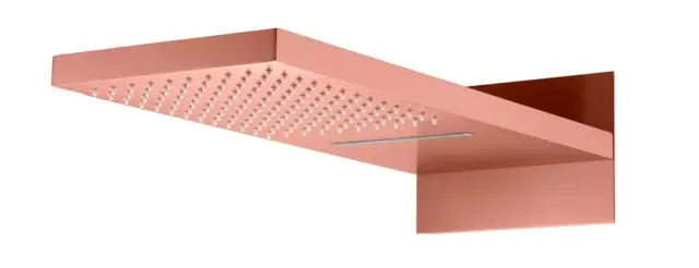 Boheme Fusion Верхний душ 55 см с каскадом, с 2-мя видами струи, цвет: copper brushed 419-2-CB