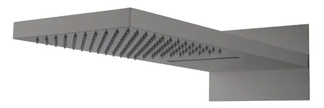 Boheme Fusion Верхний душ с каскадом 23х55 см, с 2 видами струи, цвет: gun metall 419-2-GM