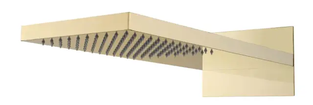 Boheme Fusion Верхний душ 23x55 см, с 1 видом струи, цвет: matt gold 419-MG