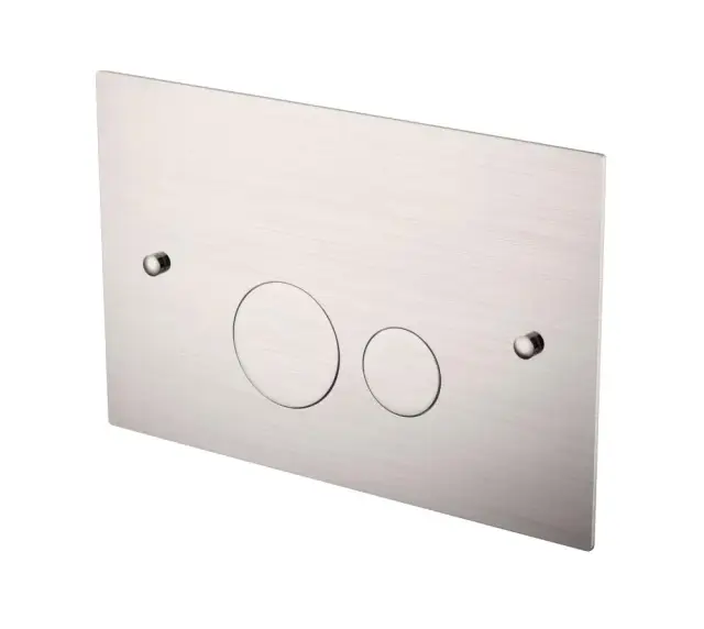 Boheme Кнопка смыва для инсталляции, 2 режима, латунь, цвет: nickel brush 648-NB