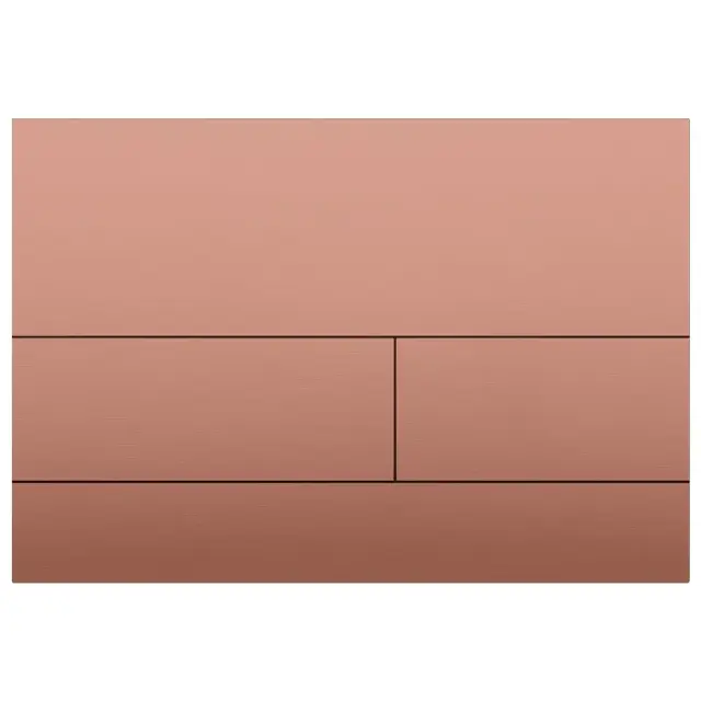 Boheme Кнопка смыва для инсталляции Tece, 2 режима, нержавеющая сталь, цвет: copper brushed 670-CB