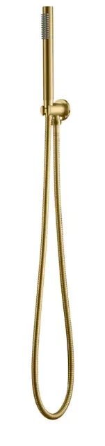 Boheme Uno Душевой гарнитур: душевая лейка, подключение с держателем, шланг 150 см, цвет: matt gold 422-SET-MG
