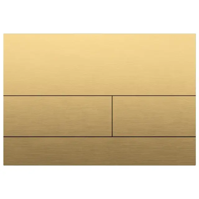 Boheme Кнопка смыва для инсталляции Tece, 2 режима, нержавеющая сталь, цвет: matt gold 670-MG