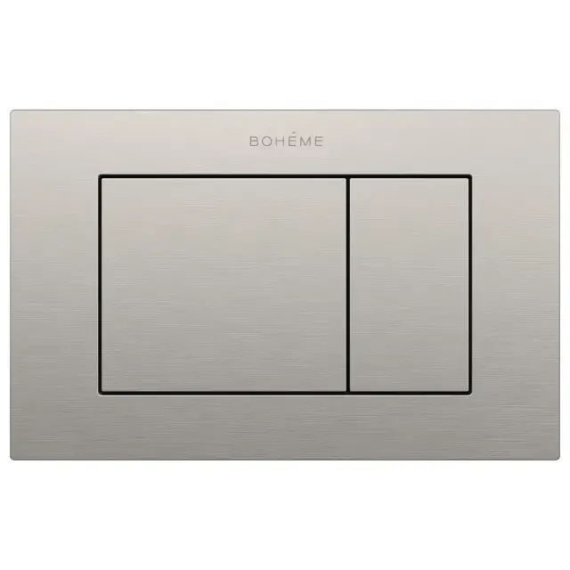 Boheme Кнопка смыва для инсталляции Geberit, 2 режима, нержавеющая сталь, цвет: nickel brush 650/2-NB