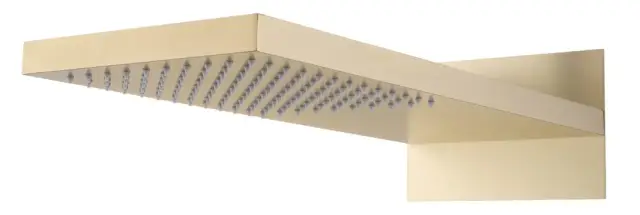 Boheme Fusion Верхний душ 23x55 см, с 1 видом струи, цвет: gold 419-G
