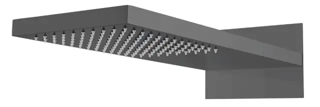 Boheme Fusion Верхний душ 23x55 см, с 1 видом струи, цвет: shine gun metall 419-SGM