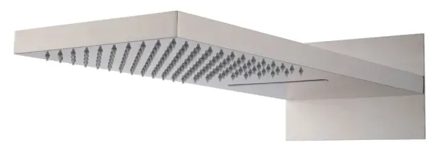 Boheme Fusion Верхний душ с каскадом 23х55 см, с 2 видами струи, цвет: nickel brush 419-2-NB