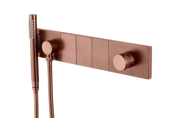 Boheme Zodiac Смеситель для душа встраиваемый, на 3 потреб., с внутр. частью, цвет: brushed bronze 132-SYS-BRB