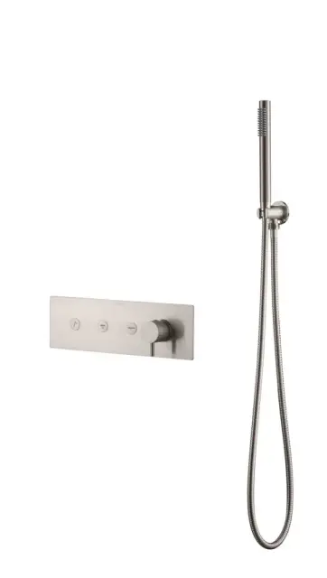 Boheme Fusion Смеситель для душа встраиваемый, на 3 потреб., с внутренней частью, цвет: nickel brush 130-SYS-NB