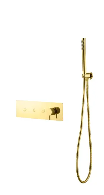 Boheme Fusion Смеситель для душа встраиваемый, на 3 потребителя, с внутренней частью, цвет: gold 130-SYS-G