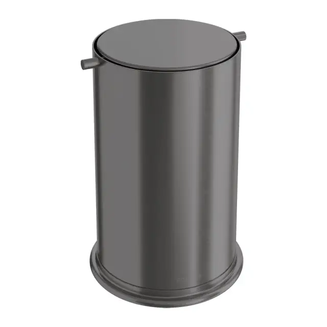 Boheme Мусорное ведро, нержавеющая сталь на 7 л, цвет: gun metall 10916-GM