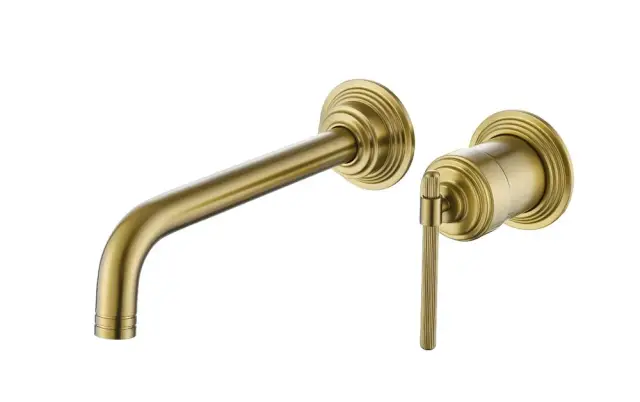 Boheme Eterna Смеситель для раковины встраиваемый, с внутрен. частью, излив 18,7 см, цвет: matt gold 175-MG