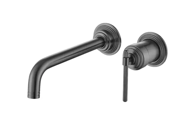 Boheme Eterna Смеситель для раковины встраиваемый, с внутр. частью, излив 18,7 см, цвет: gun metall 175-GM