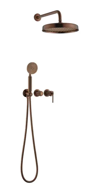 Boheme Eterna Душевой комплект встраив.: смес., без излива, руч. и верхний душ, цвет: brushed bronze 174-BRB