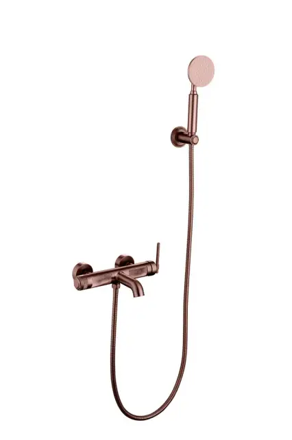 Boheme Eterna Смеситель для ванны с душевым набором: руч. душ, шланг, держ., цвет: brushed bronze 173-BRB