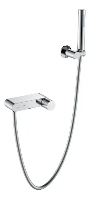 Boheme Stick Diamond Смеситель для ванны с душевым комплектом: ручной душ, шланг, цвет: chrome 123-CRCR