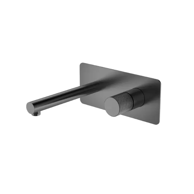 Boheme Stick Linea Смеситель для раковины встраиваемый, с внут. ч., излив 18,5 см, цвет: gun metall 125-GM.3