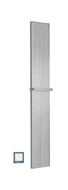 Boheme Flat Полотенцесушитель электрический 25x150h см, подключение скрытое, цвет: nickel brush 725-NB