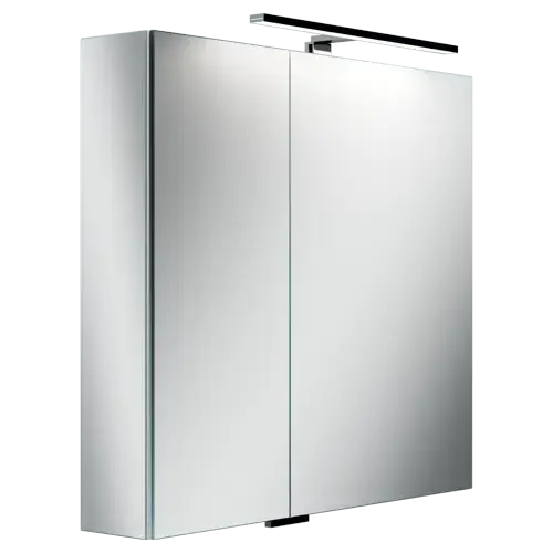 Зеркальный шкаф для ванной комнаты  SANCOS Hilton 800x148х740 мм, с LED подсветкой,арт. Z800