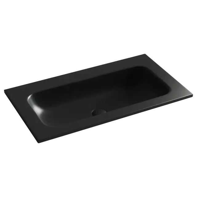 Раковина накладная Grace прямоугольная без отверстия под смеситель, 810*457*137мм, цвет черный матовый, арт. CN7012MBwx