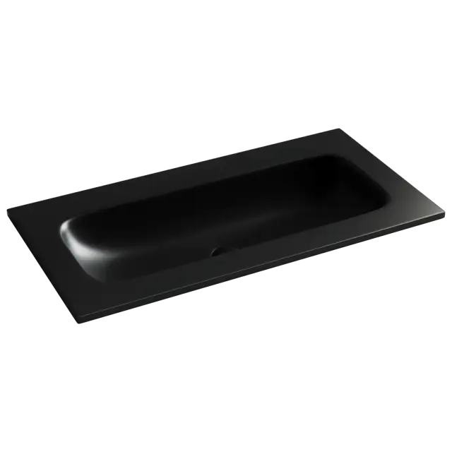 Раковина накладная мебельная Grace прямоугольная 910x457x137 без отверстия под смеситель, 910*457*137 цвет черный матовый CN7019MBwx